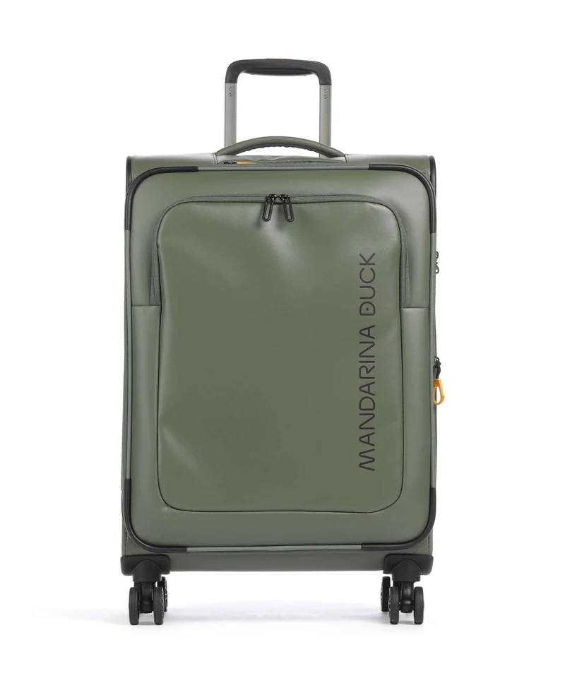 Mandarina Duck Eco Coated Maleta con 4 ruedas pine green
