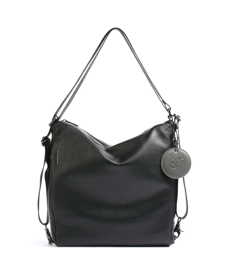 Mandarina Duck Mellow Leather Bolso mochila nero
