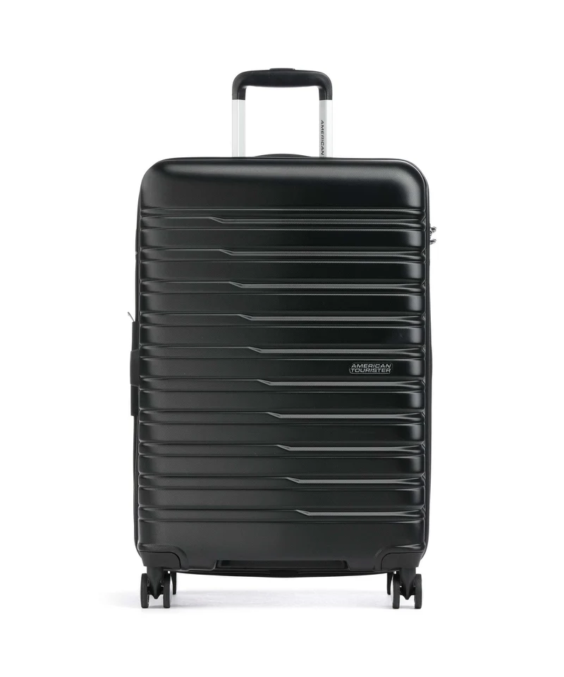 American Tourister Flashline Maleta con 4 ruedas shadow black