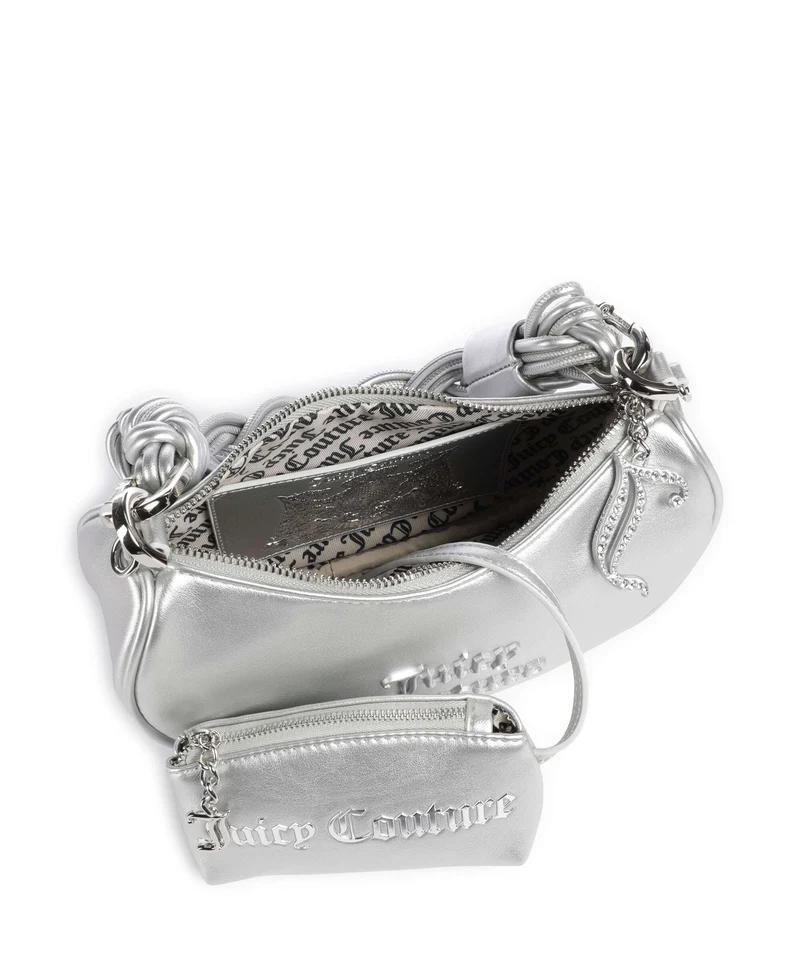 Juicy Couture Blossom Twist S Bolso de hombro silver