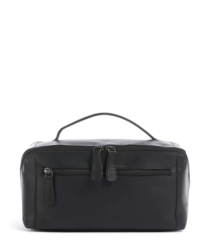 The Chesterfield Brand Wax Pull Up Cow Elmia Neceser black
