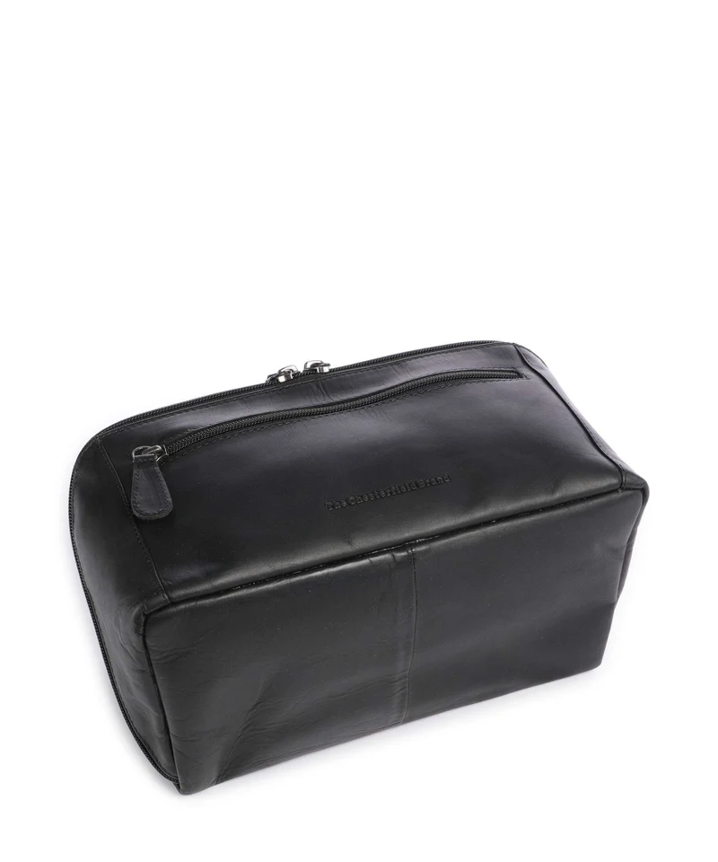 The Chesterfield Brand Wax Pull Up Cow Elmia Neceser black