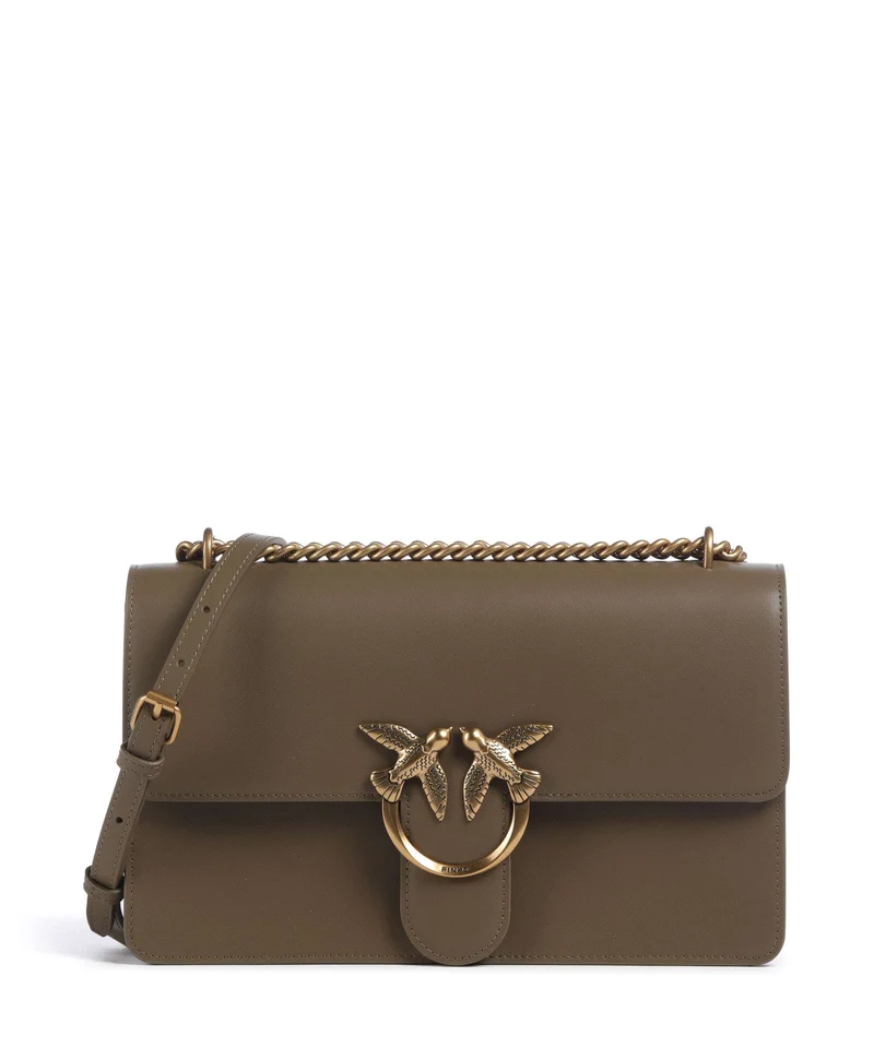 Pinko Love One Classic Bolso de hombro scricciolo/antique gold