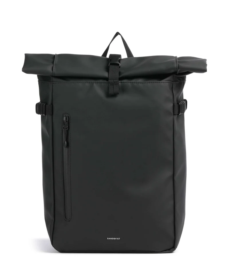 Sandqvist Stream M Mochila roll-top black