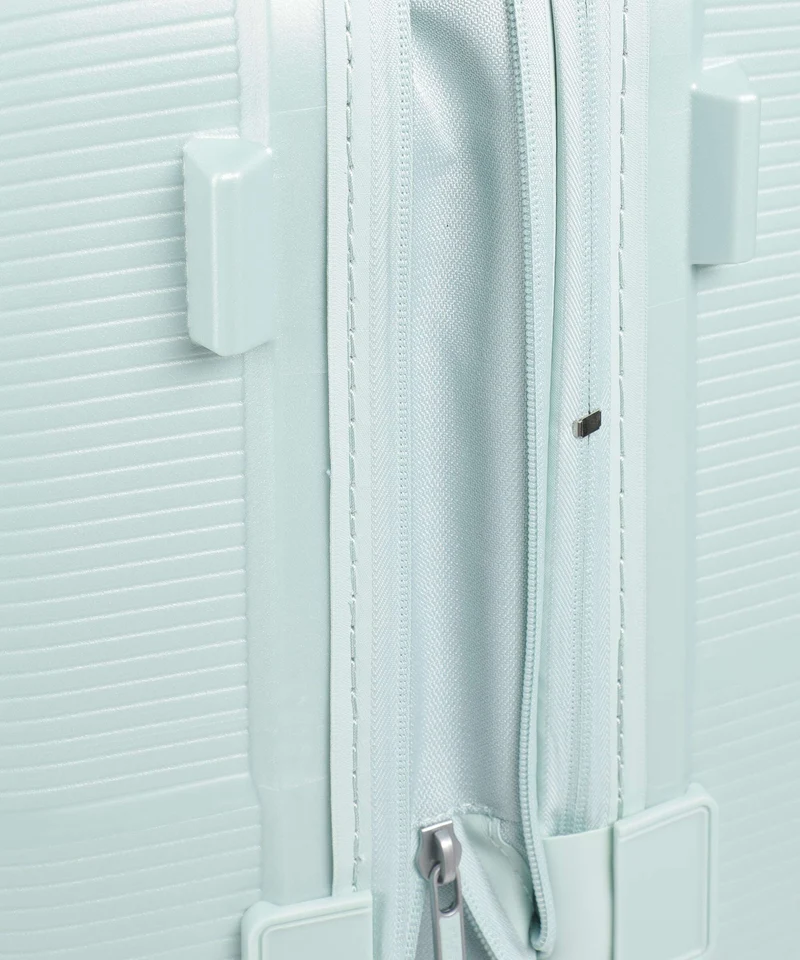 American Tourister Starvibe Maleta con 4 ruedas metallic surf blue