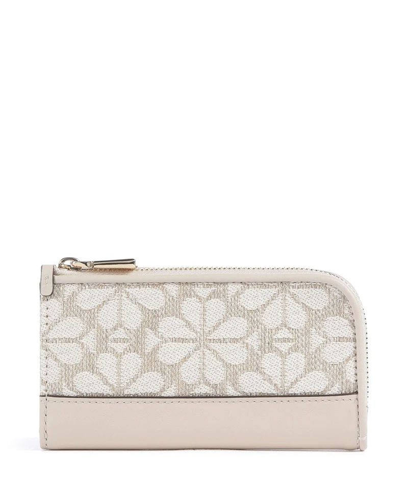 Kate Spade New York Spade Flower Devin Jacquard Tarjetero natural/multicolour