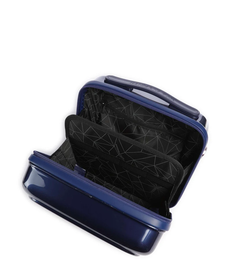 Mandarina Duck Logoduck+ Metal Maletin de maquillaje blue indigo