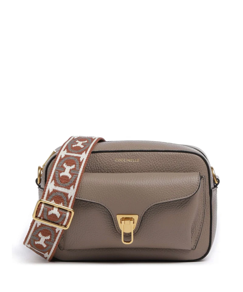 Coccinelle Beat Soft Ribbon Bandolera warm taupe