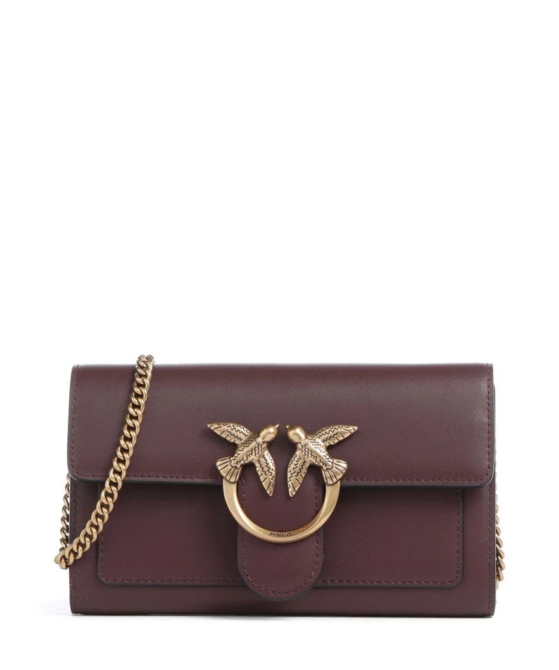 Pinko Love One Monedero cioccolato amaro/antique gold