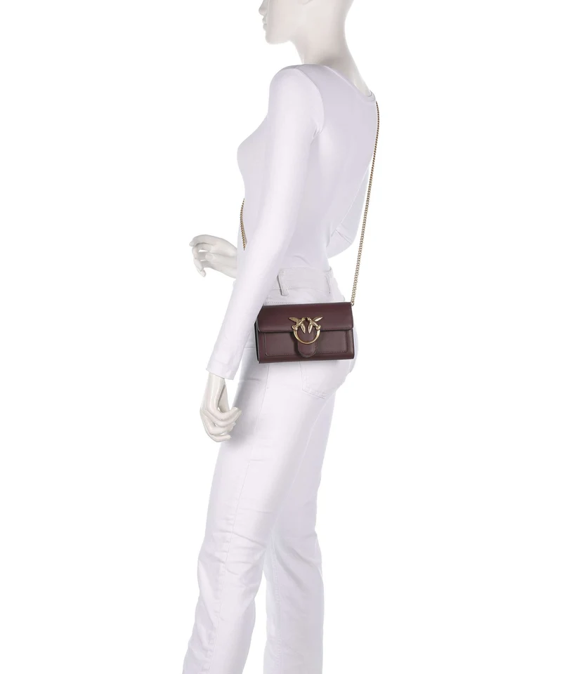 Pinko Love One Monedero cioccolato amaro/antique gold