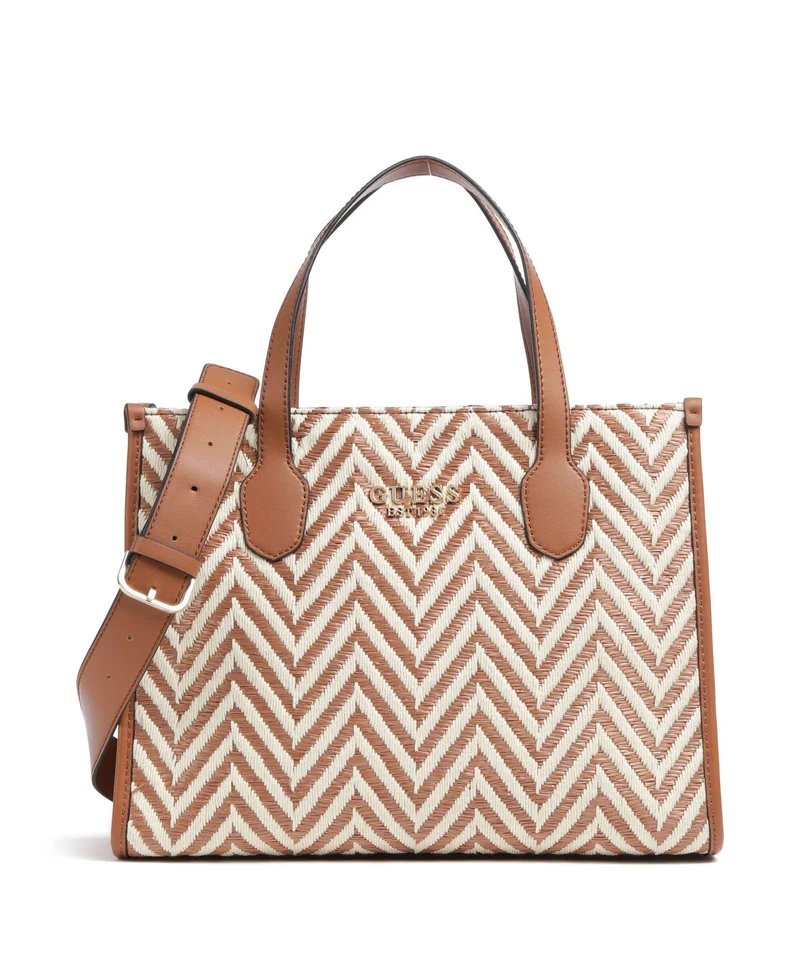 Guess Silvana Bolso de mano cognac