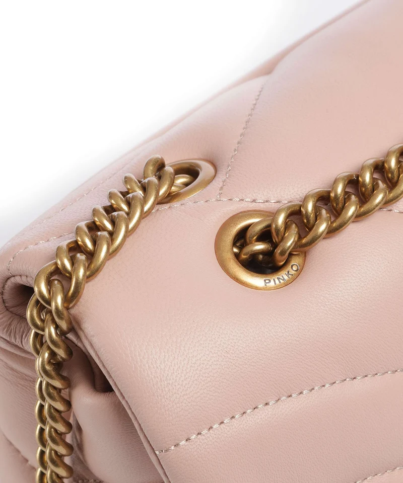 Pinko Love Puff Classic Bolso de hombro cipria/antique gold