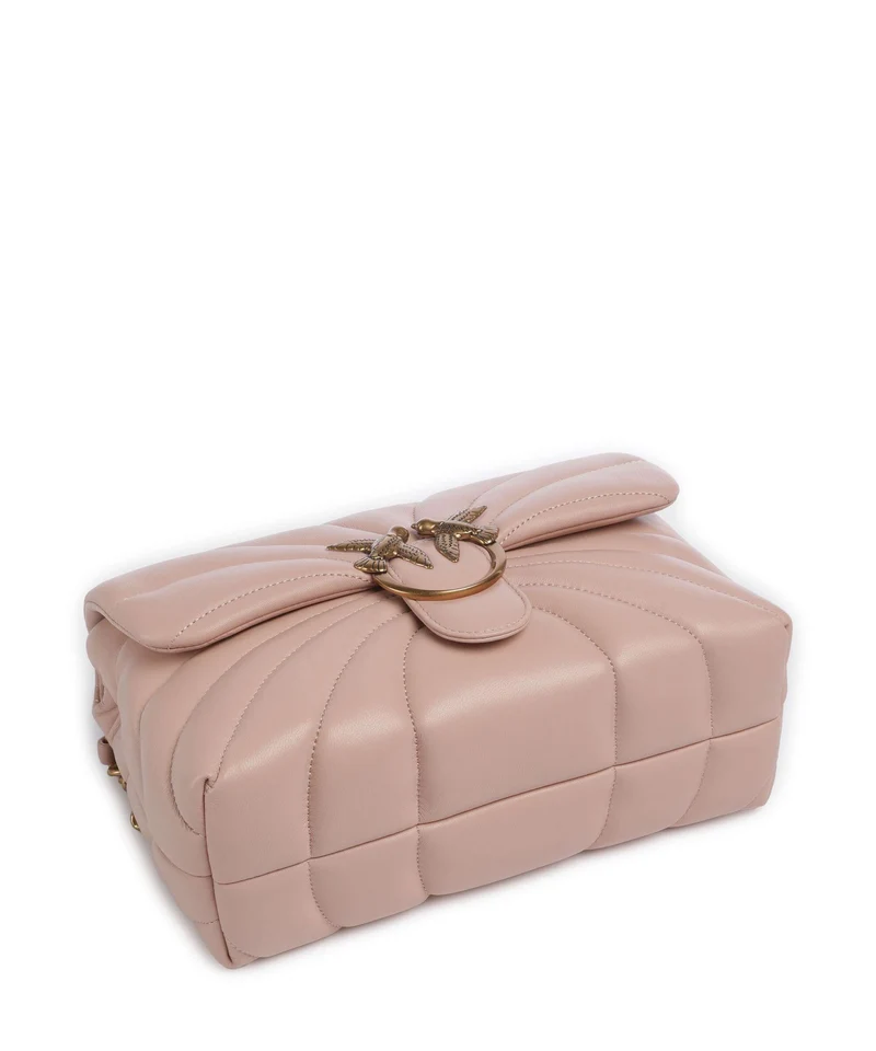 Pinko Love Puff Classic Bolso de hombro cipria/antique gold