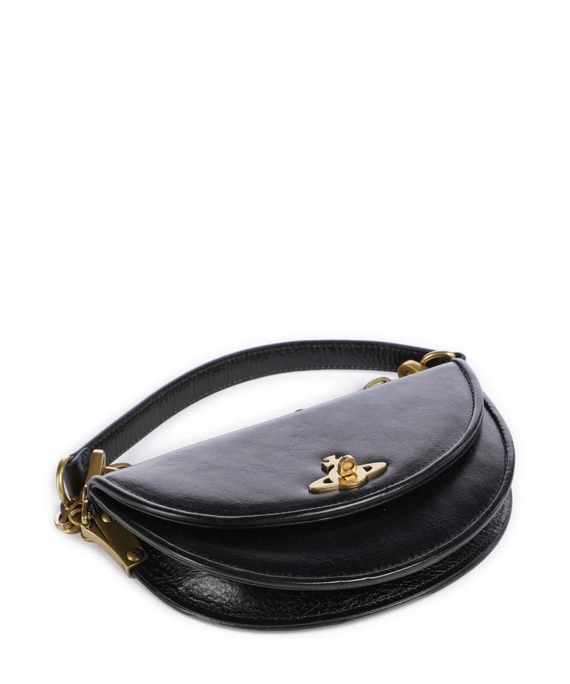 Vivienne Westwood Bonnie Polished Bandolera black