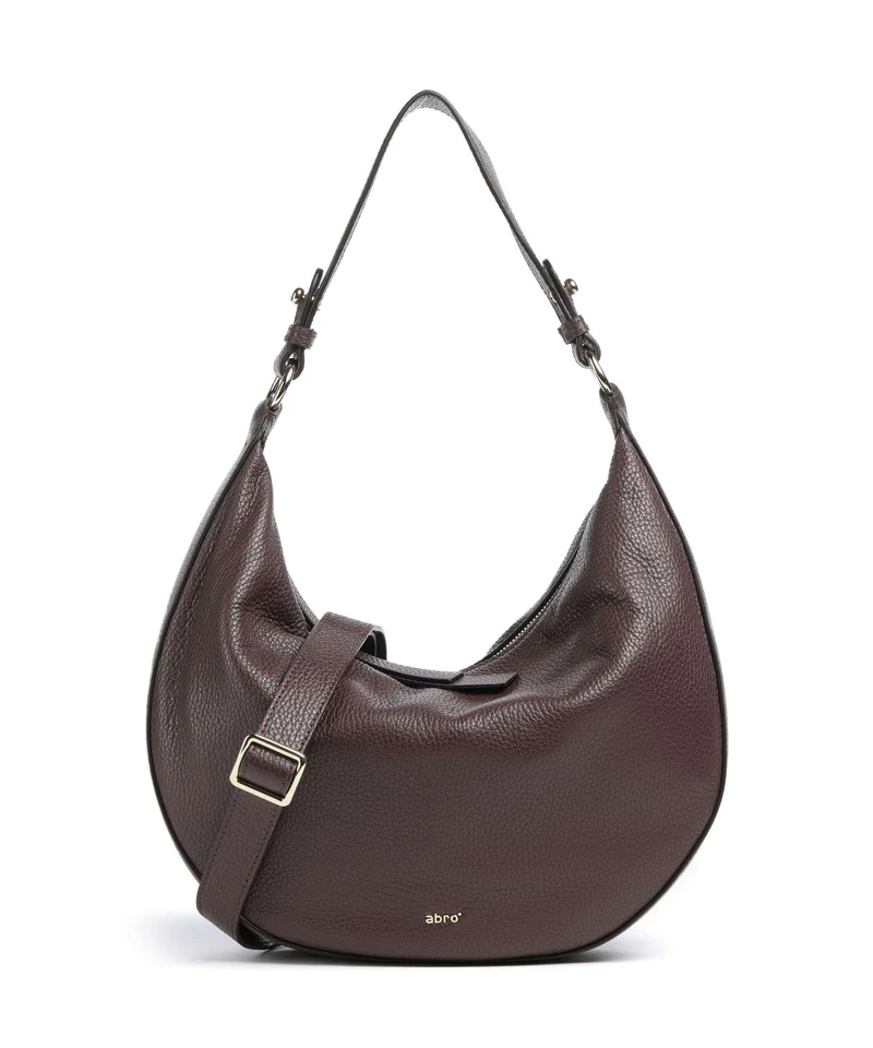 Abro Adria Lulu Small Bolso de hobo burgundy