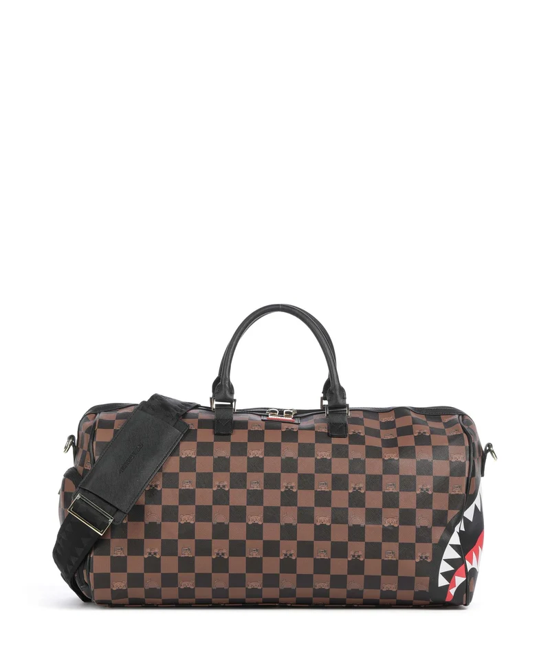 Sprayground Peeking Character Check Bolsa de fin de semana multicolour