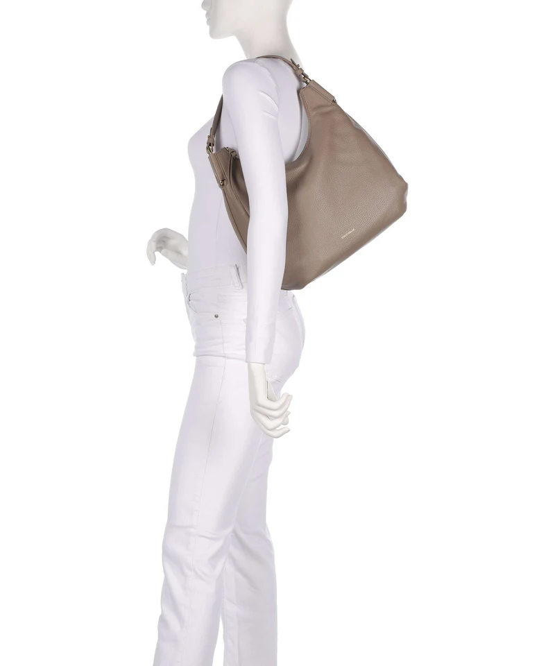 Coccinelle Rebekka Bolso de hobo warm taupe