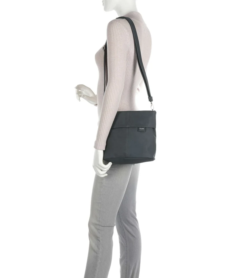 Zwei Mademoiselle.M M8 Bolso de hombro velours ash