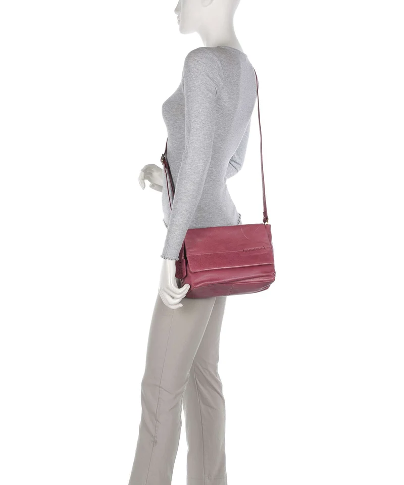 Burkely Natural Norah Bandolera poppy pink