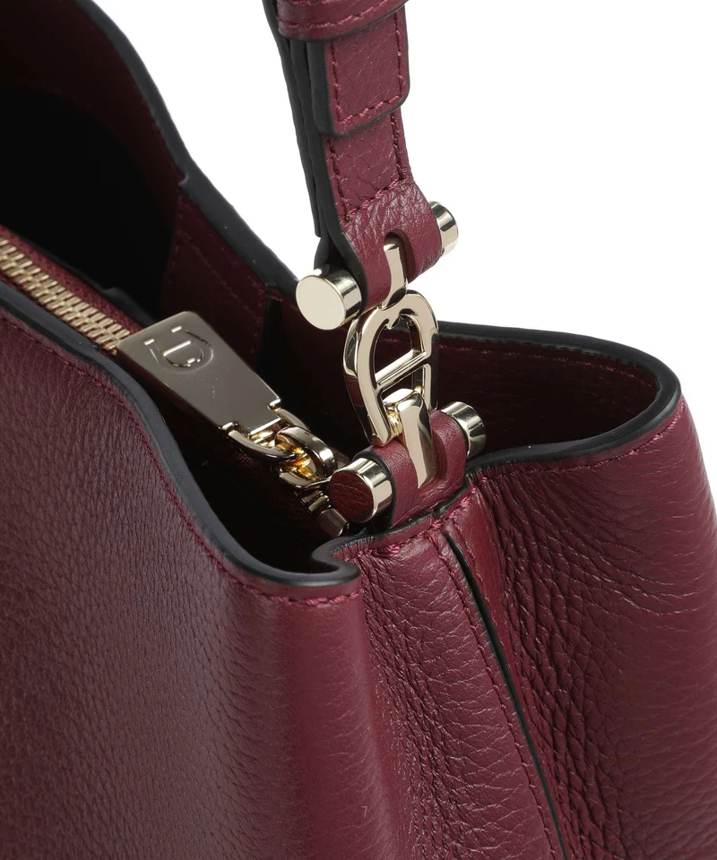 Aigner Delia S Bucket bolso de mano burgundy
