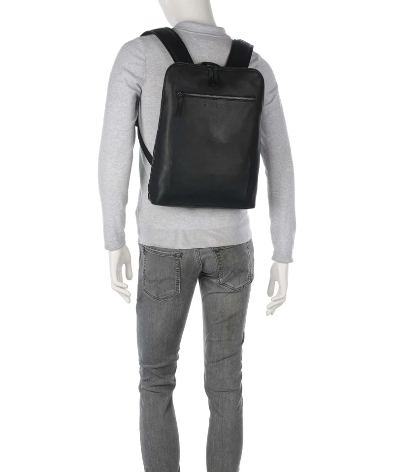 The Chesterfield Brand Wax Pull Up Cow Filmore Mochila black