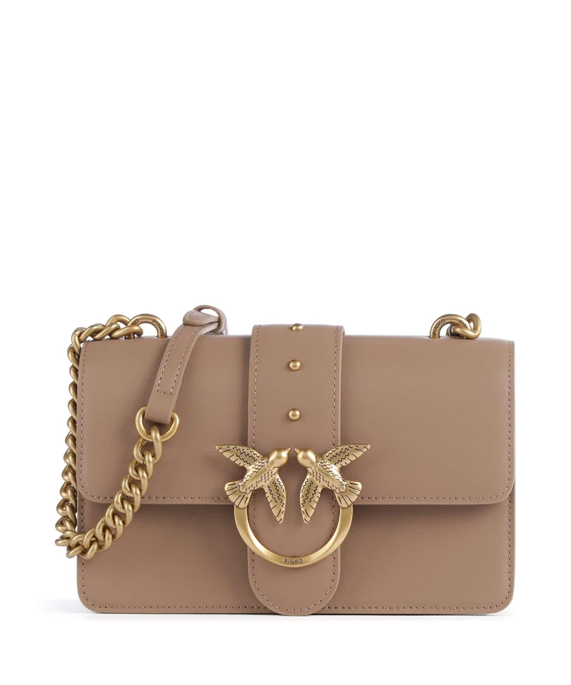 Pinko Love One Mini Bandolera biscotto zenzero