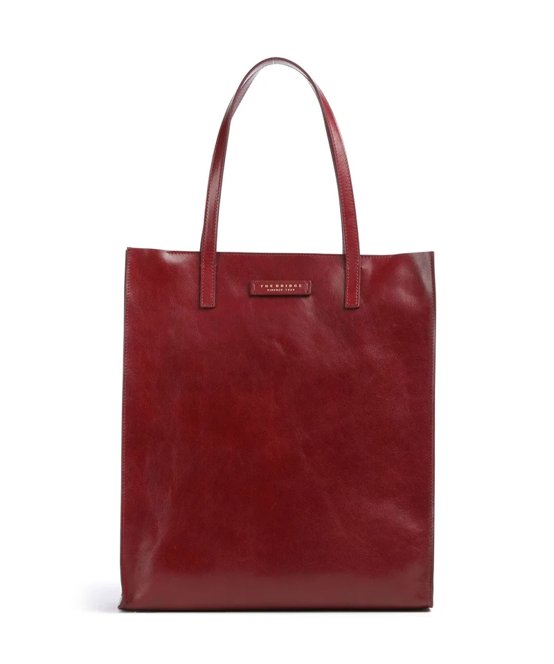 The Bridge Mirra Bolsa shopping rosso ribes
