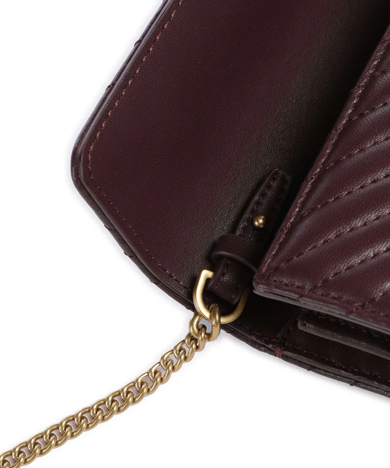 Pinko Love One Monedero uva di catawba/antique gold