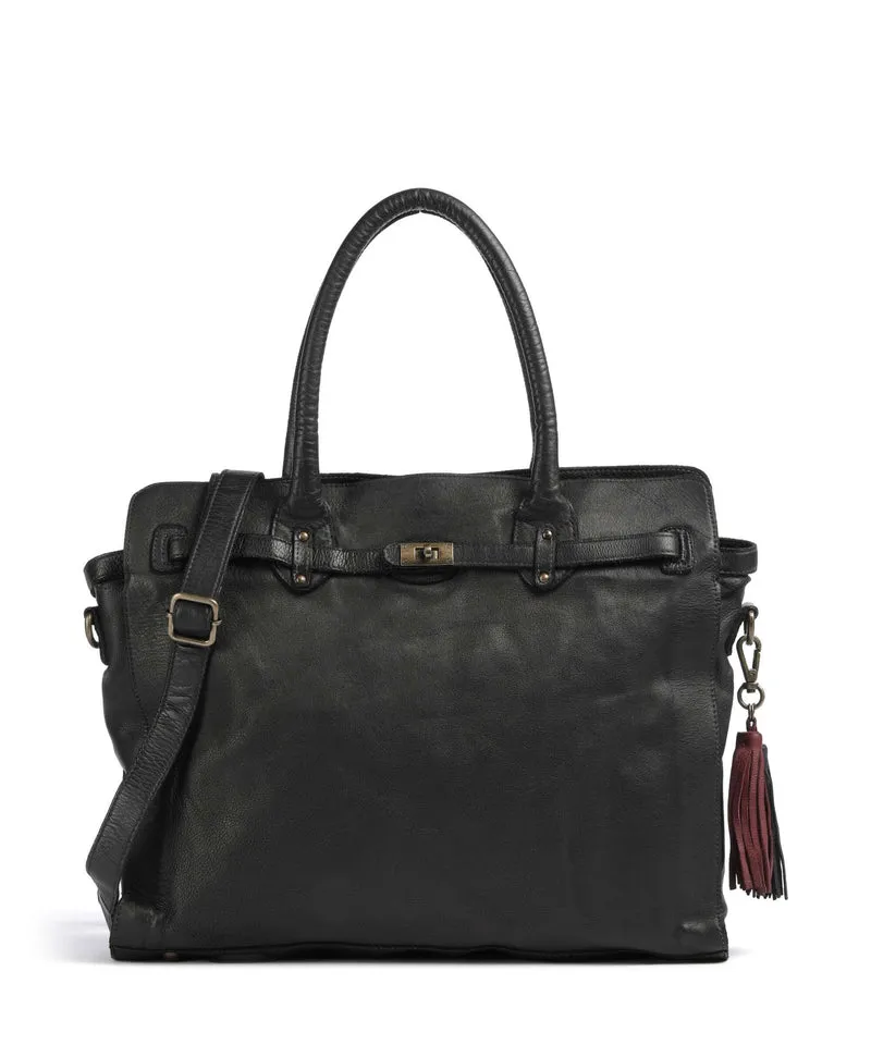 Taschendieb Wien Kaisterstrasse 2 Bolsa shopping black vintage