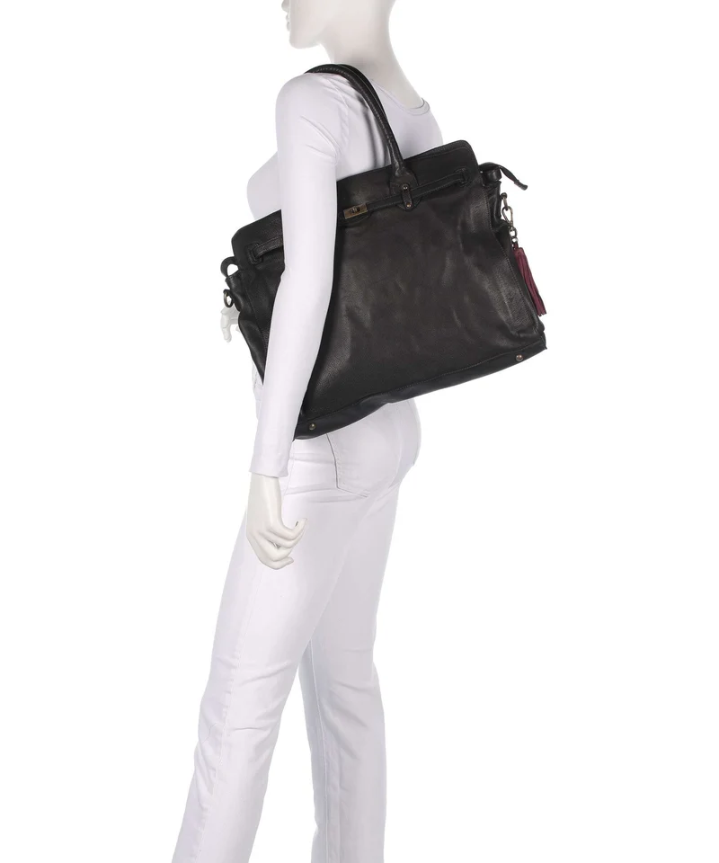Taschendieb Wien Kaisterstrasse 2 Bolsa shopping black vintage