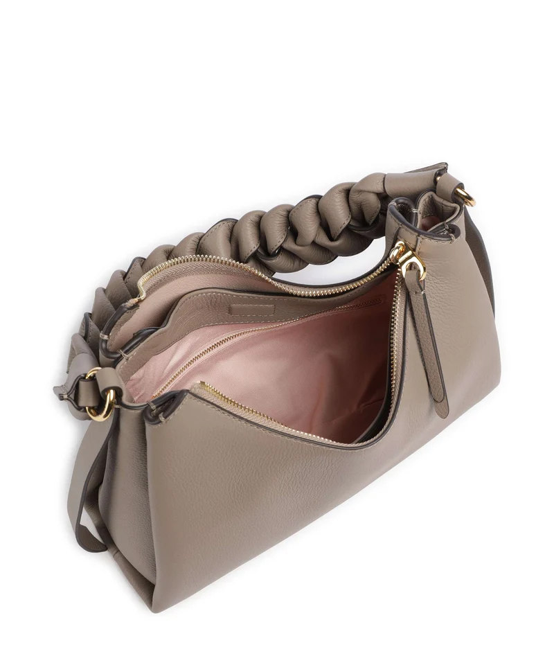 Coccinelle Boheme Grana Double Bolso de hombro warm taupe/rosette