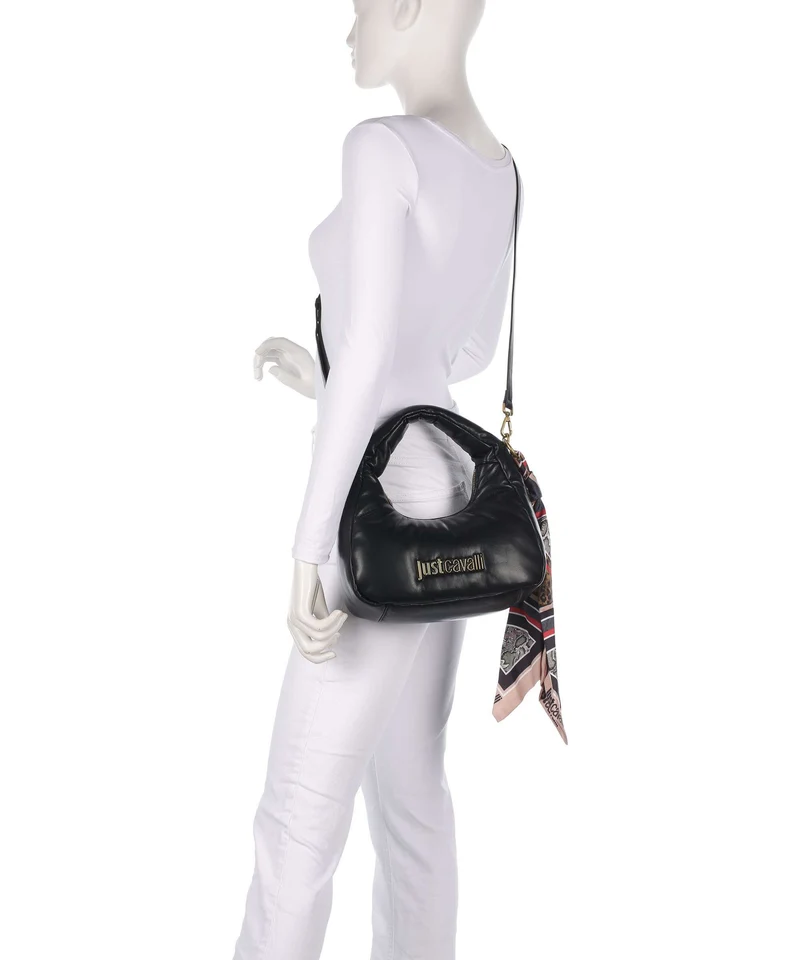 Just Cavalli Puffy Foulard Bolso de mano black