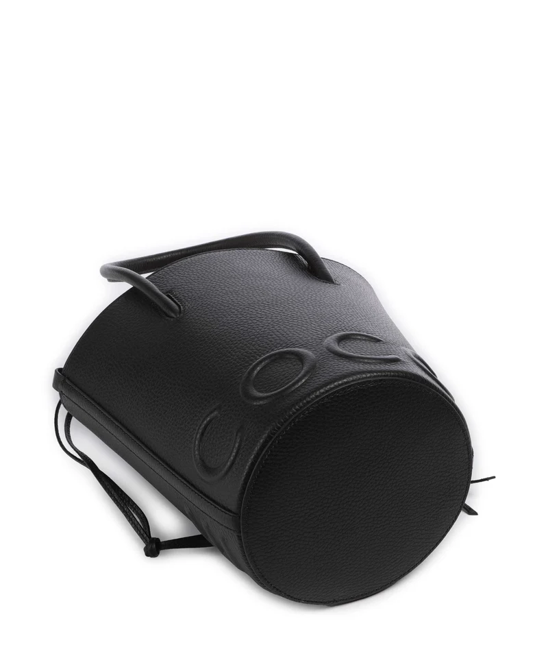 Coccinelle Myrtha Maxi Logo Bucket bolso de mano noir