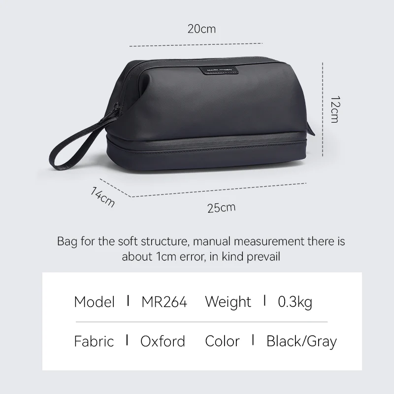 Switchstorage V: Toiletry Bag with Wet and Dry Areas for Modern Travelers