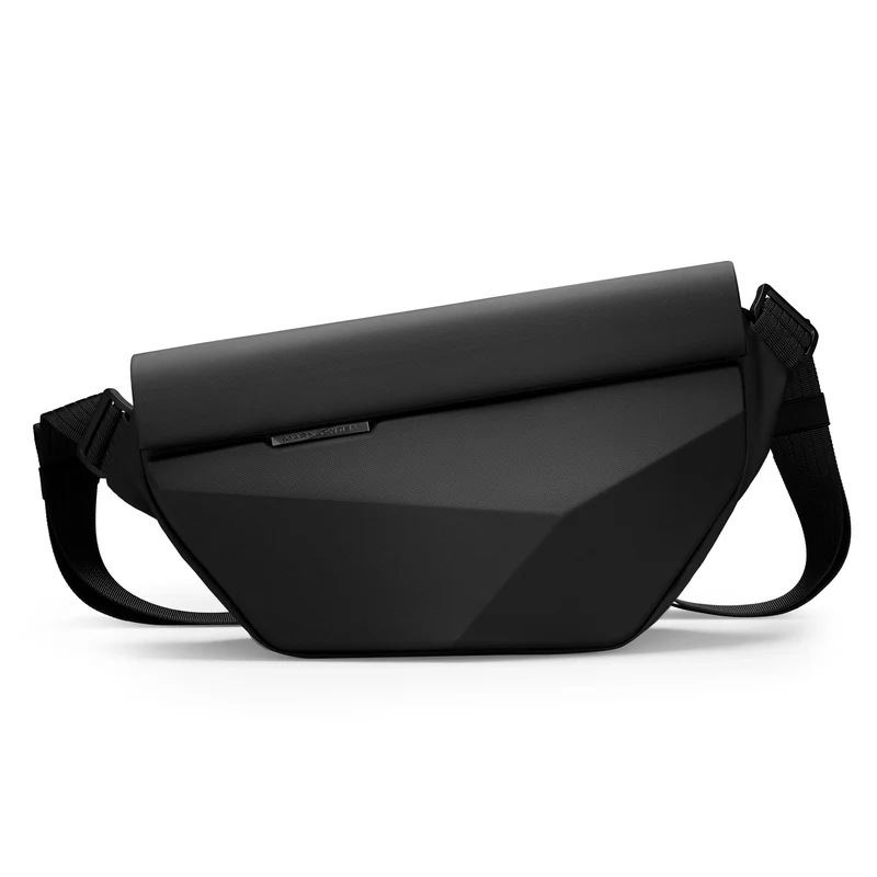 Diamond Facets: Large Capacity Waterproof Scratch-resistant Hard Case Crossbody Bag