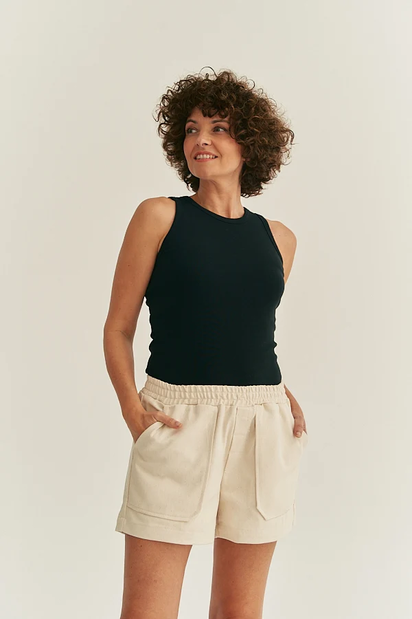 Short Grau