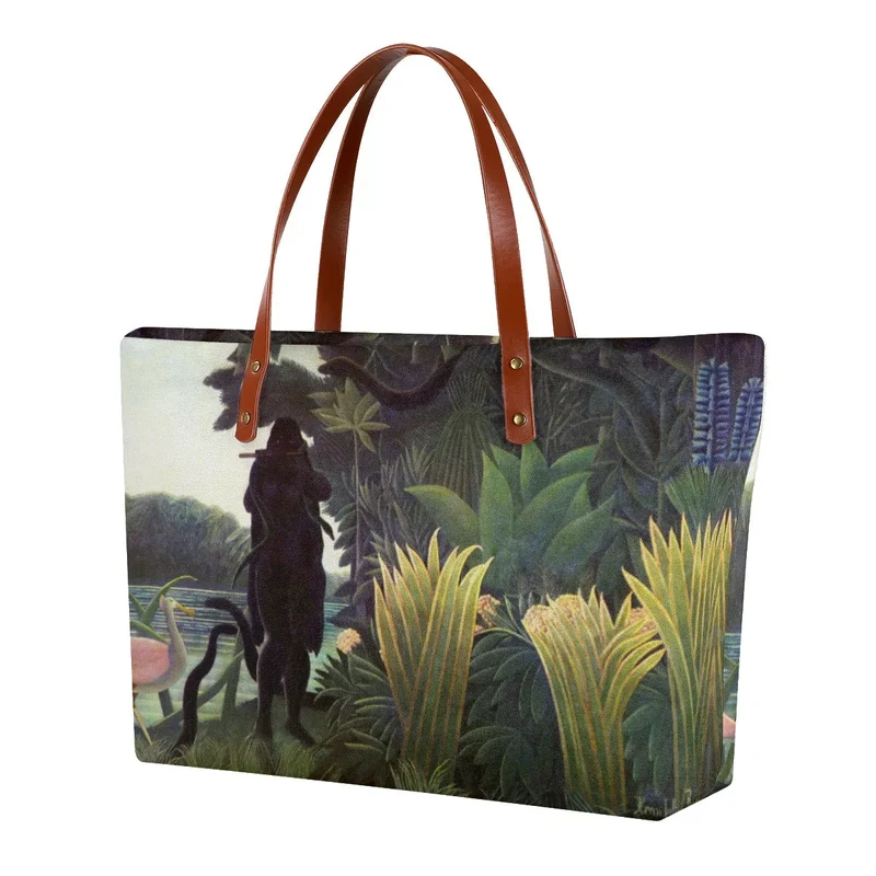 Henri Rousseau's The Snake Charmer Tote Bag