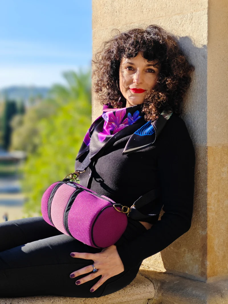 Bolso Básico Violeta-Rosa