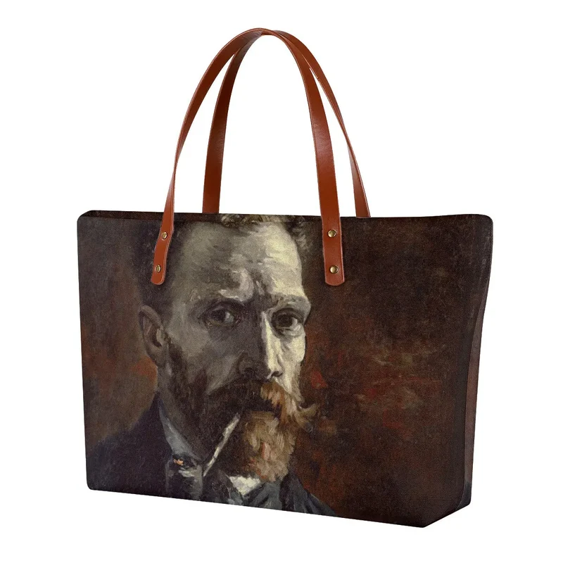 Vincent van Gogh's Self-Portrait with Pipe Tote Bag