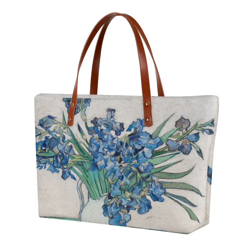 Vincent van Gogh's Masterpiece Irises Tote Bag