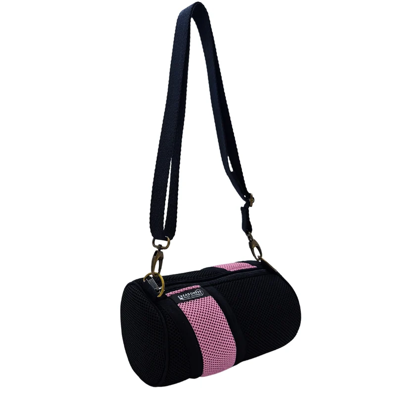 Bolso Básico Negro-Rosa