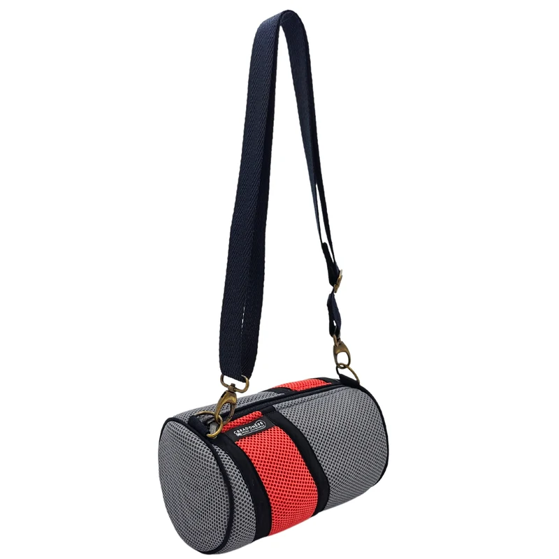 Bolso Básico Gris-Salmón