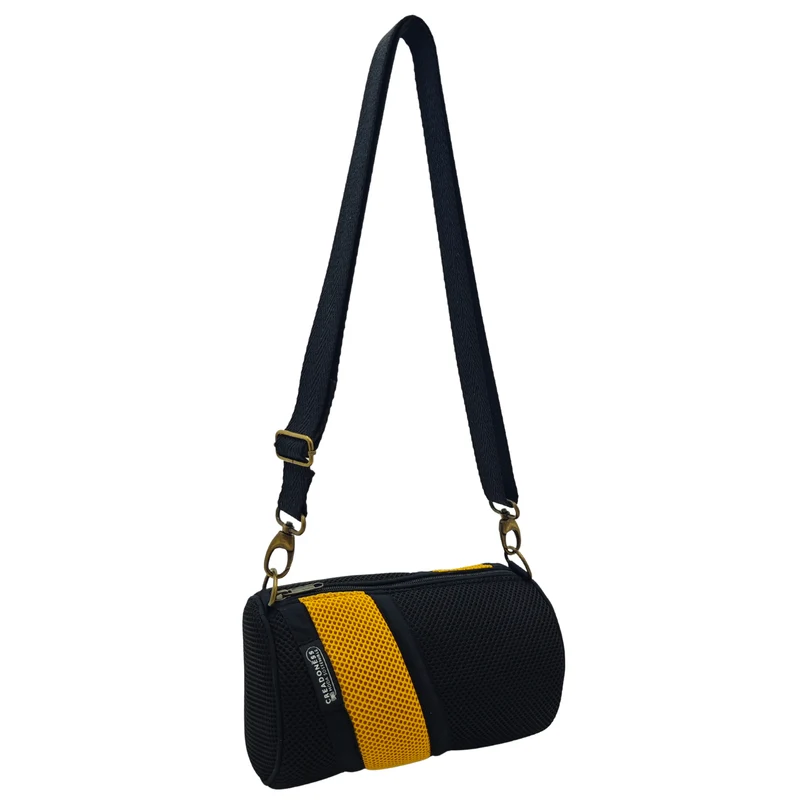 Bolso Básico Negro-Amarillo