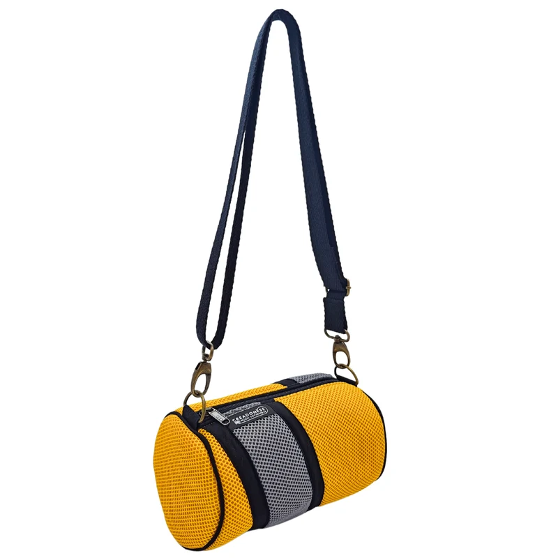 Bolso Básico Amarillo-Gris