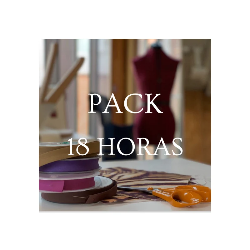 Patronaje y Confección Asistida | PACK 18 HORAS