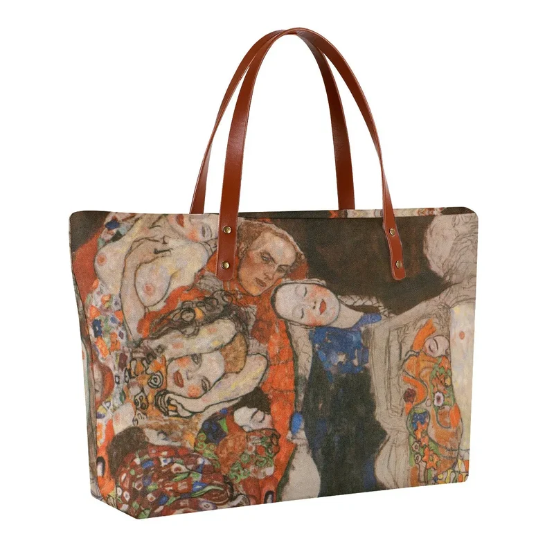 The Bride Painting by Gustav Klimt Art Tote Bag