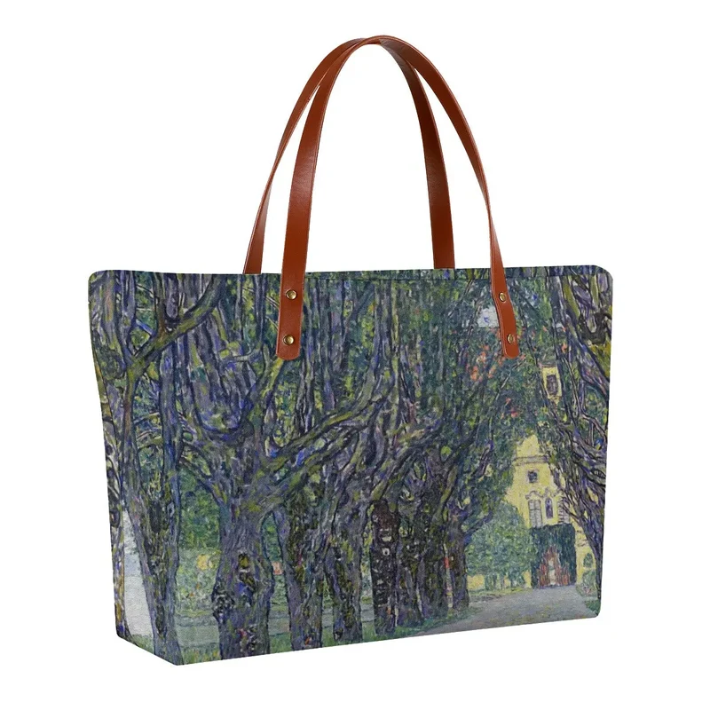Allee at Schloss Kammer by Gustav Klimt Waterproof Tote Bag