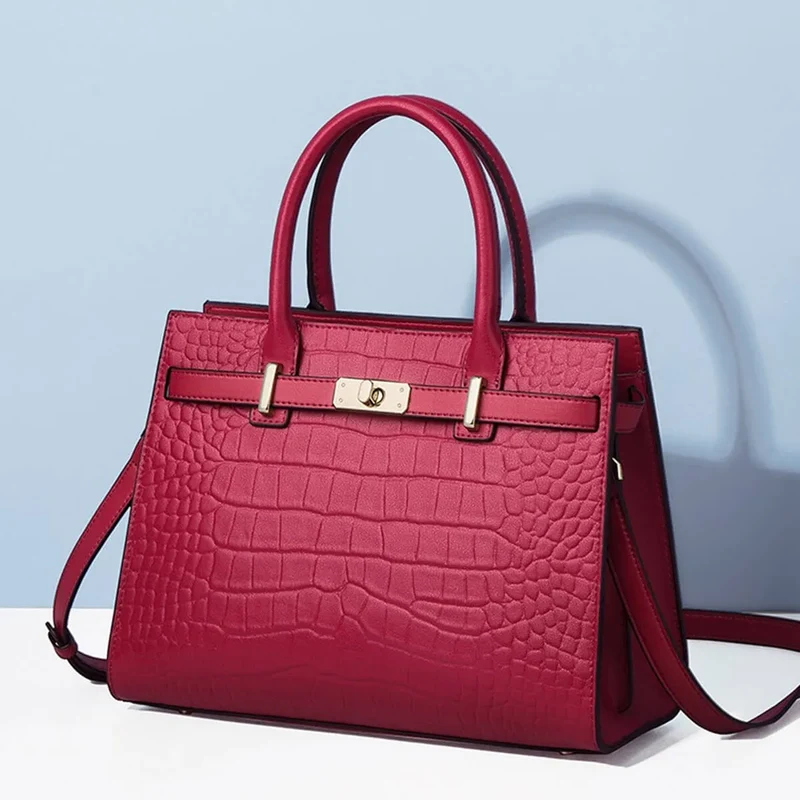 Genuine Leather Women Bags Business Handbags