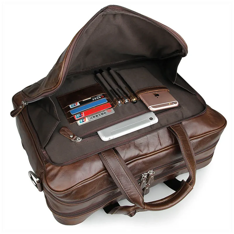 Prestige Genuine Leather Vintage Fashion Premium Briefcase