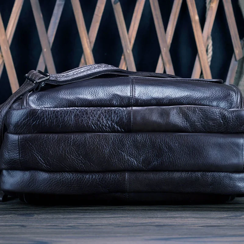 Fashion Genuine Leather Business Casual Office Bag